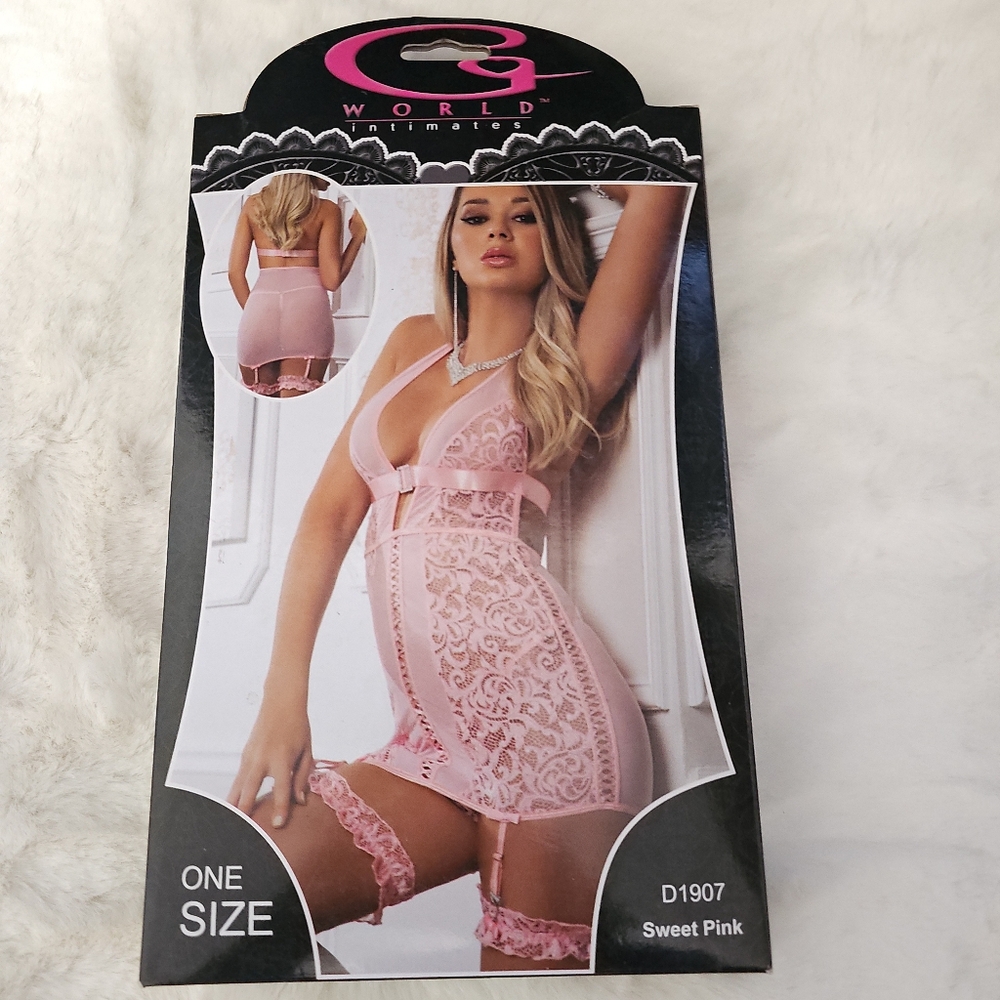 Sweet pink lingerie